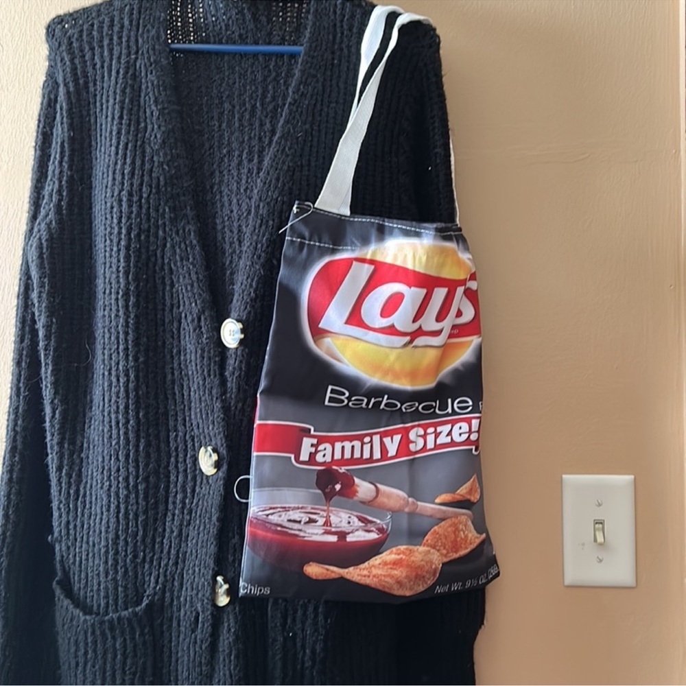 Novelty BBQ New Lays Canvas bag/Carrier - Picture 2 of 5